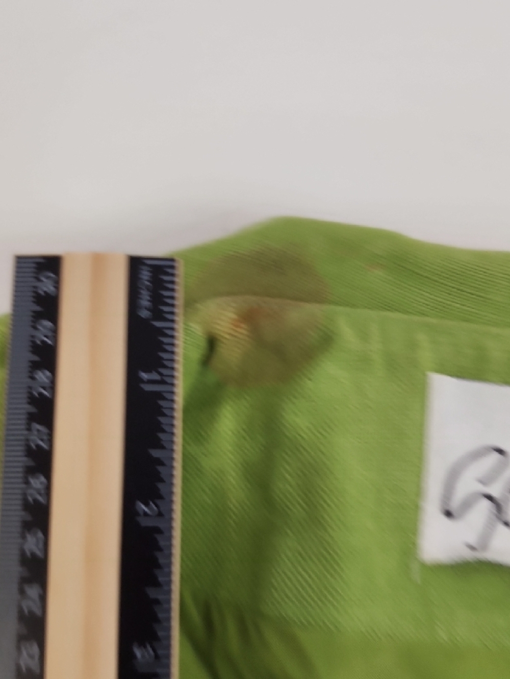 Scaasi Lime Green Linen Cropped Jacket Textured Button Blazer Size 12 - Picture 12 of 16